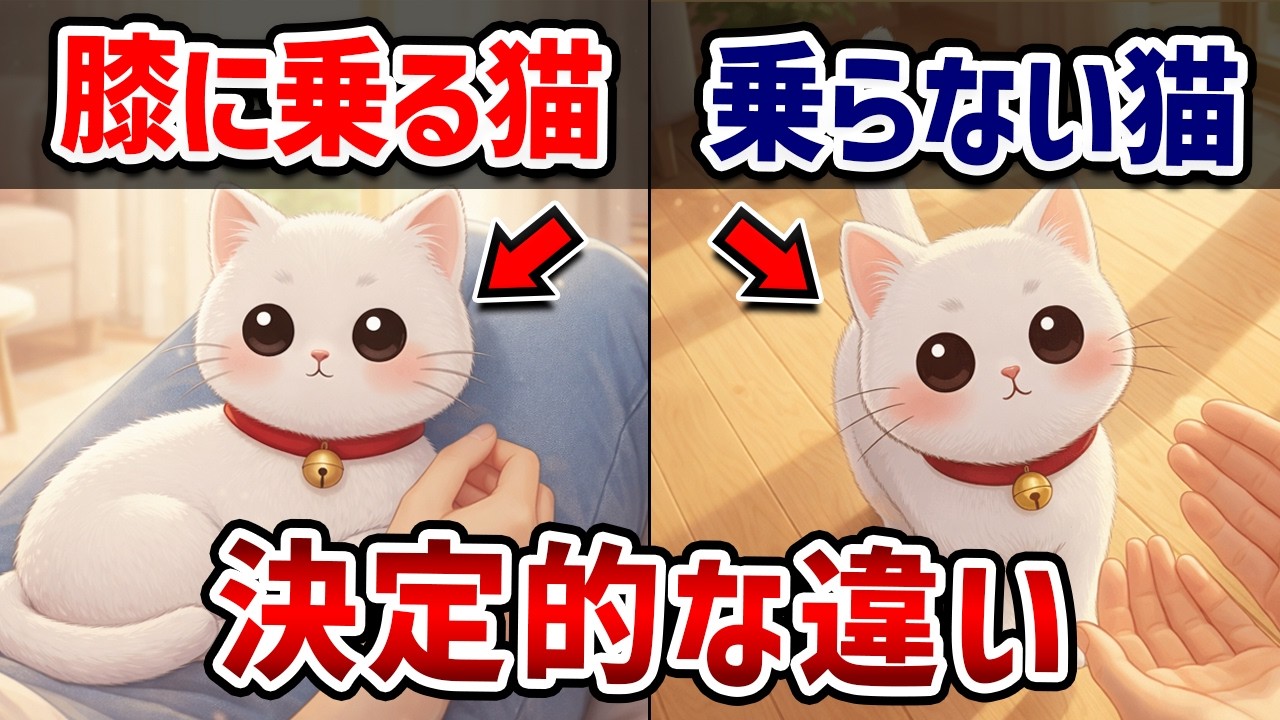 【意外な事実！】飼い主の上に乗る猫と乗らない猫の本当の気持ち【猫雑学】