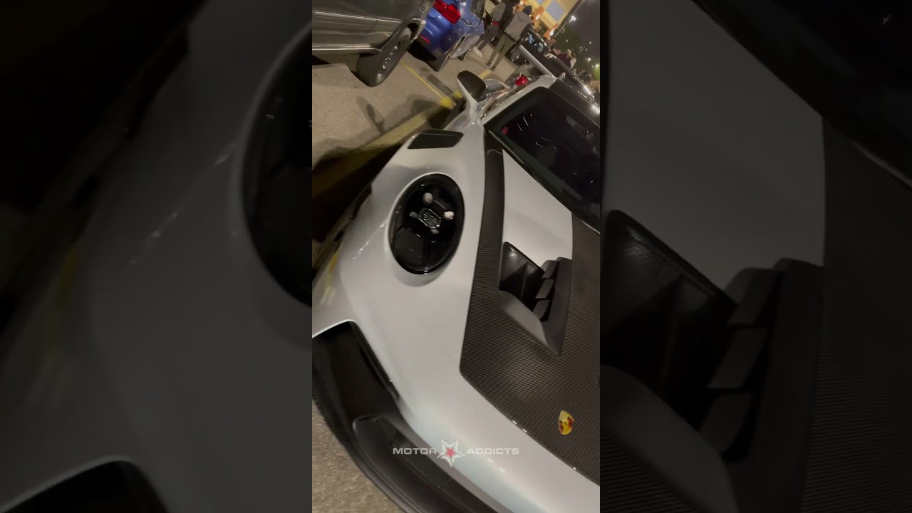 #Porsche GT3 RS exterior specs blood red wheels and carbon loaded trims #shorts #video #viral #car