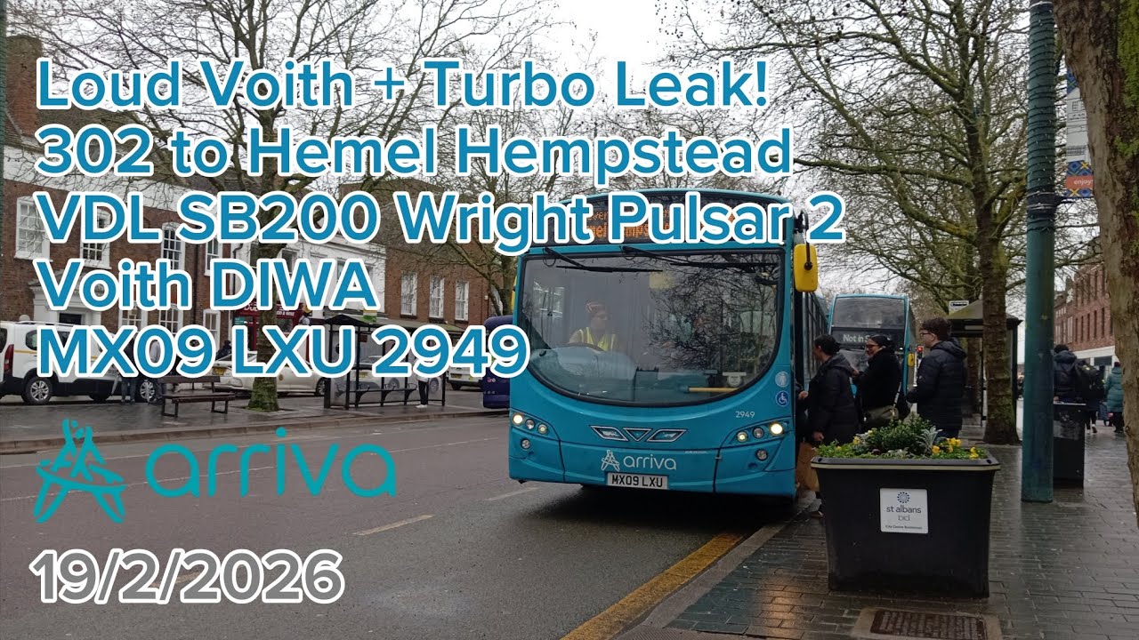 Loud Voith + Turbo Leak! | VDL SB200 Wright Pulsar 2 | MX09 LXU 2949 | 19/2/2026