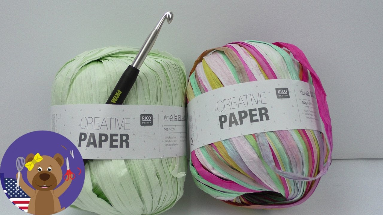 Creative Paper &ndash; Knitting with paper | &acute;&acute;Live&acute;&acute; Test | Alternative to wool