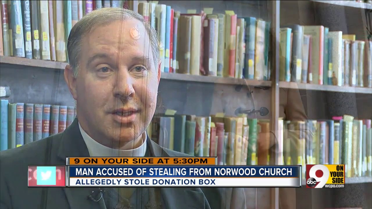 Man accused of stealing donation box fromchurch