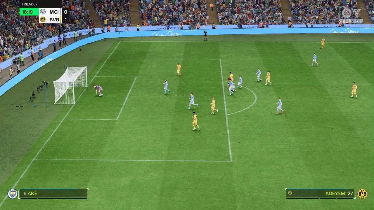 EA SPORTS FC 24 Manchester city vs Borussia Dortmund
