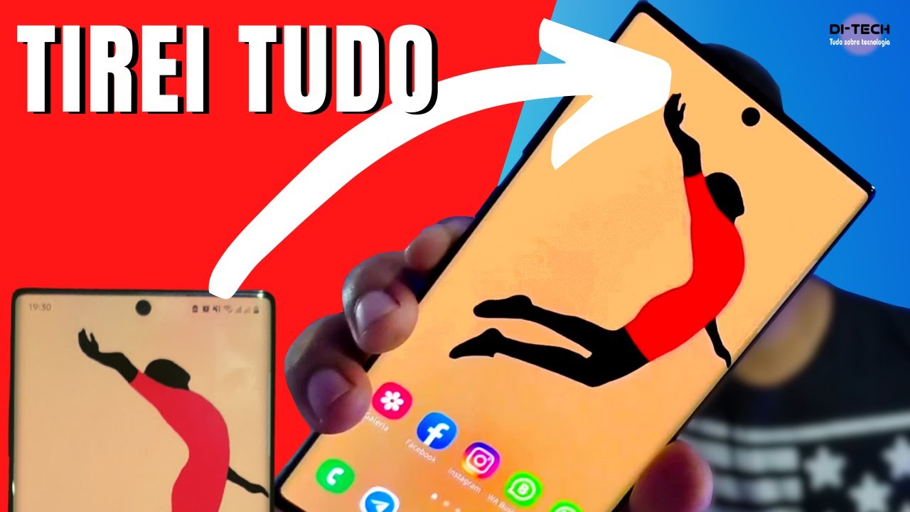 Como mudar a barra de STATUS do celular - SAMSUNG