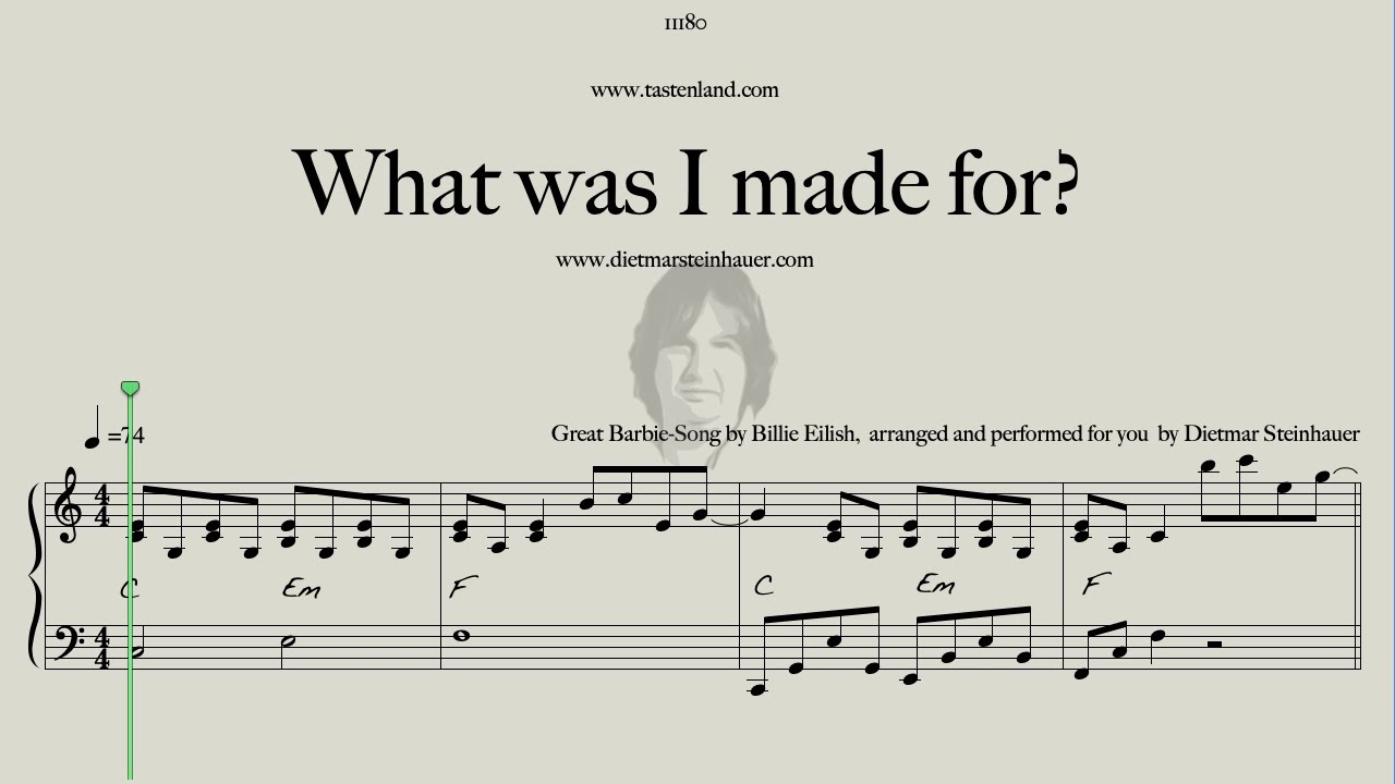 What was I made for?  -  Barbie Movie Track  -  Billie Eilish