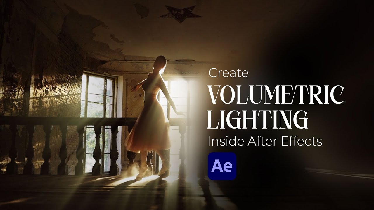 Create Volumetric Light in After Effects in 2 Minutes | No Plugins Required | Tutorial