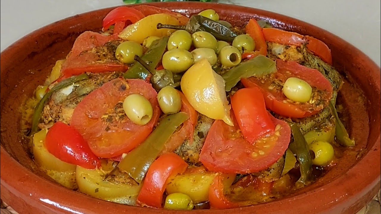 طاجين الحوت بالخضر شهوة منو😍ريحتو عاطية منين و منين 😋 بطريقة سهلة و بسيطة لكن النتيجة رووعة👍💯