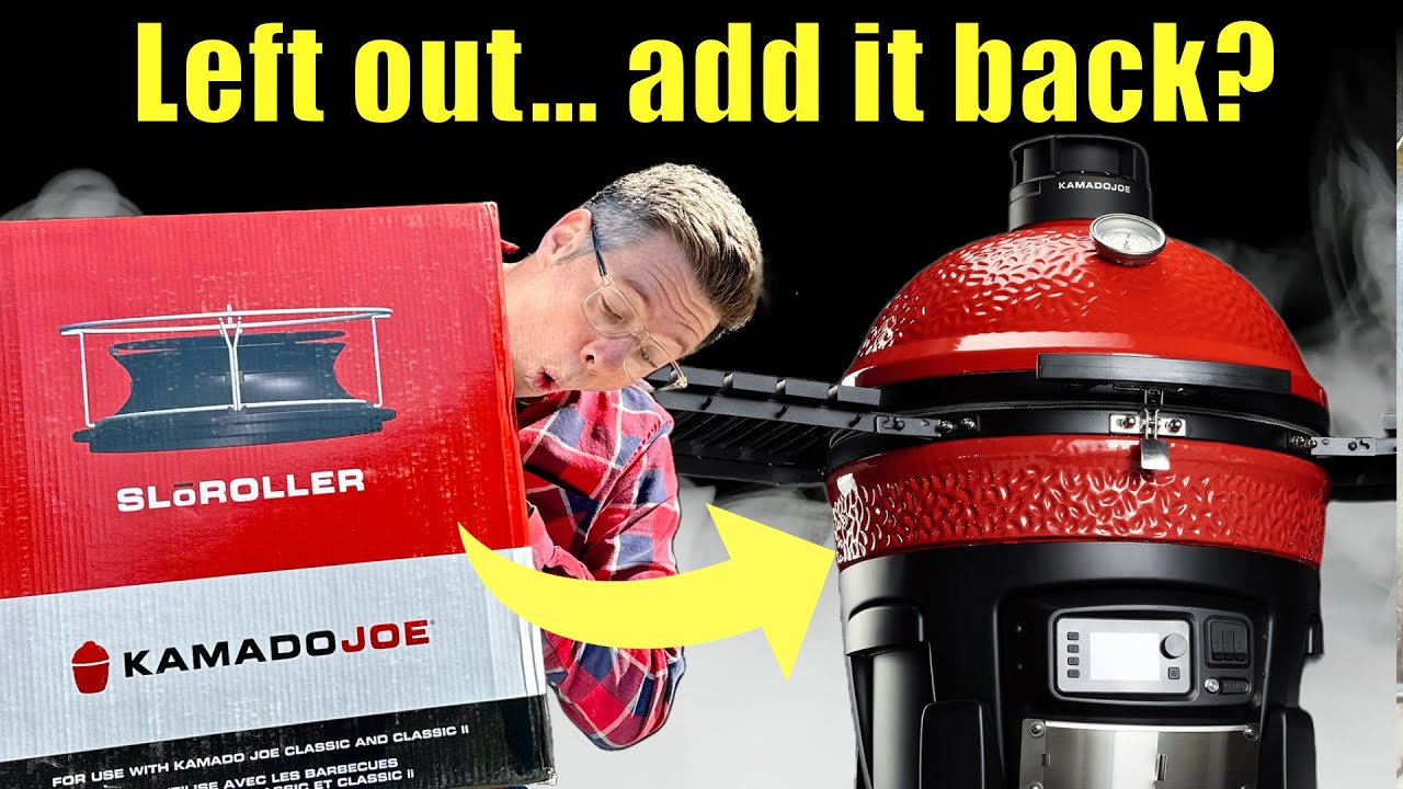Kamado Joe оставил SloRoller ИЗ Konnected Joe | Тест ребер SloRoller