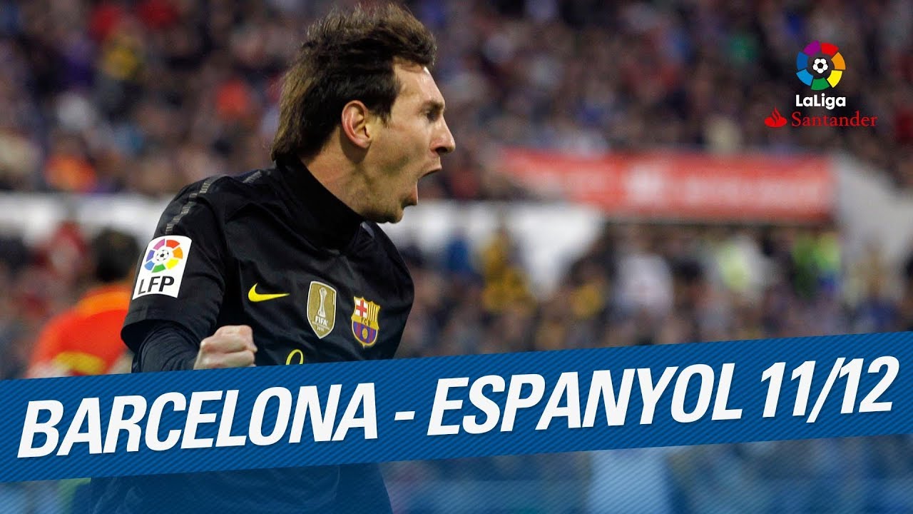 Resumen de FC Barcelona vs RCD Espanyol (4-0) 2011/2012