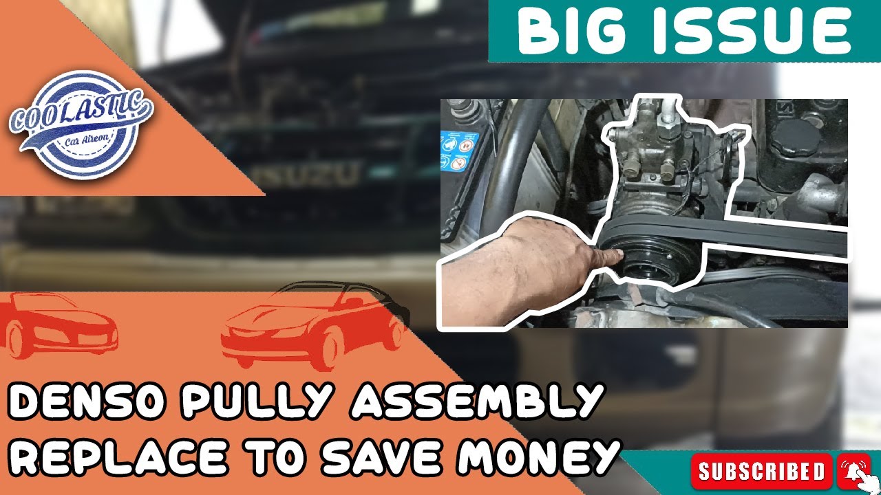 ISUZU CROSSWIND | CLEANING EVAPORATOR & REPLACE PULLEY ASSEMBLY