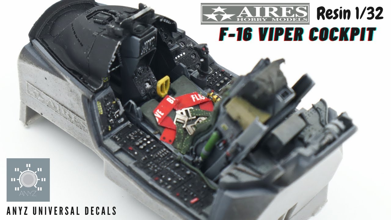 F-16 Cockpit Build タミヤ  1/32 scale | Tamiya