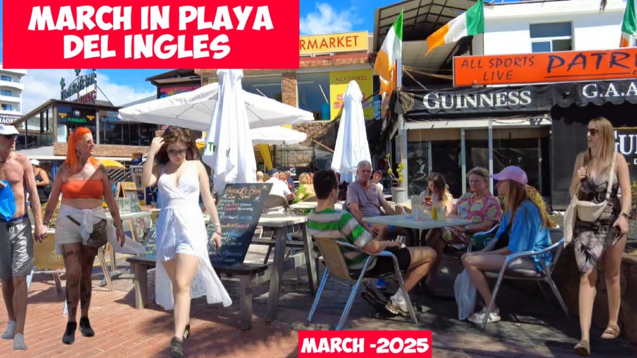 Gran Canaria🌴MARCH DAYS IN PLAYA DEL INGLES ‐2025