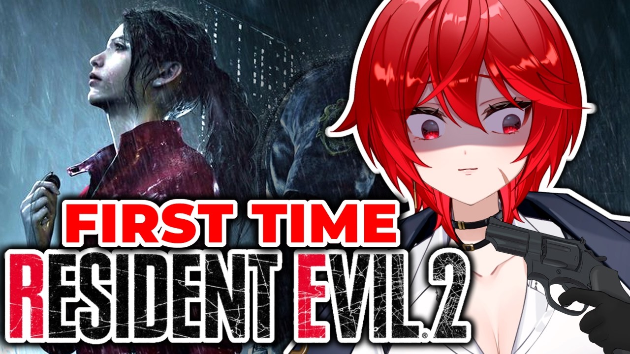 FIRST Time Playing Resident Evil 2! Claire Story Begins&hellip; | 🔴LIVE + Heart Rate Monitor