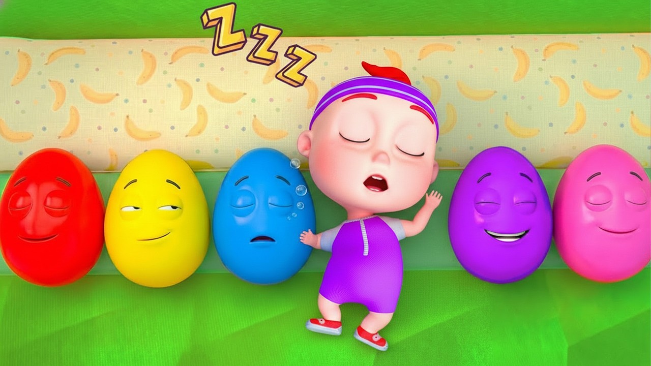 Ten in the Bed - Surprise Eggs Kids Songs - Are You Sleeping | Kids Song | Rowan Nursery Rhymes
