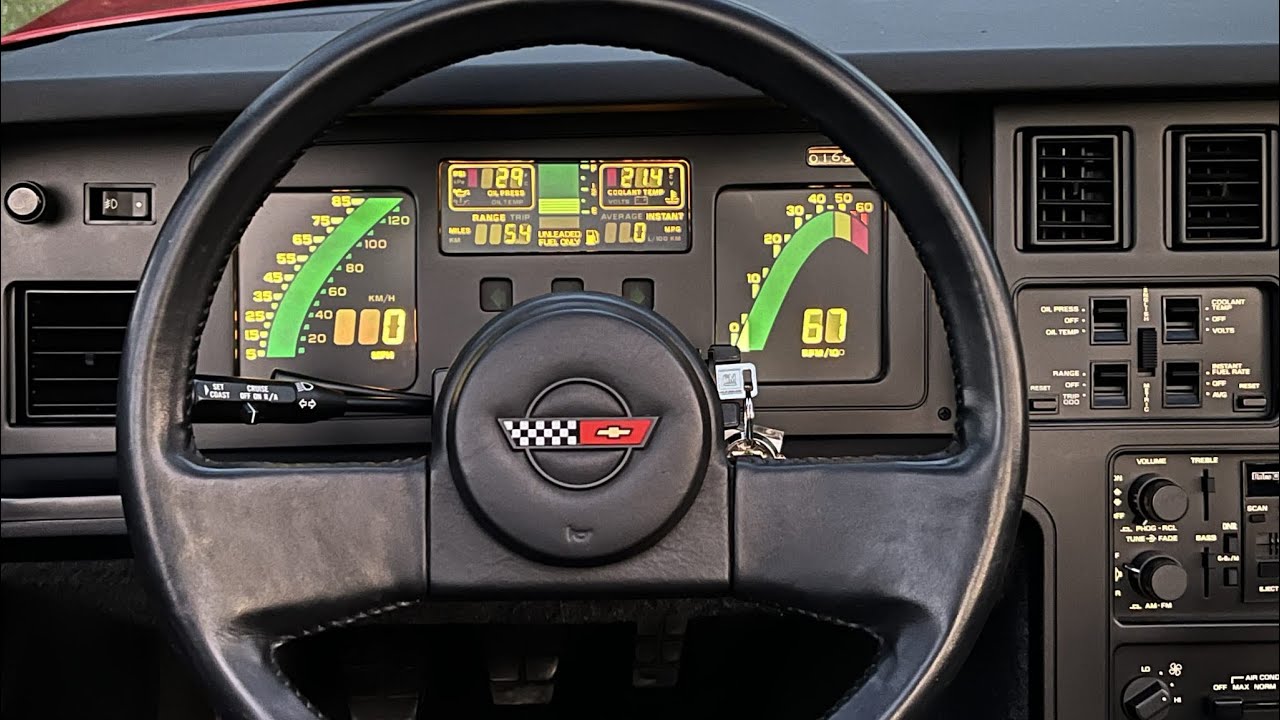 Strangest & Funkiest Interiors: The 1984-89 Chevrolet Corvette & Its 