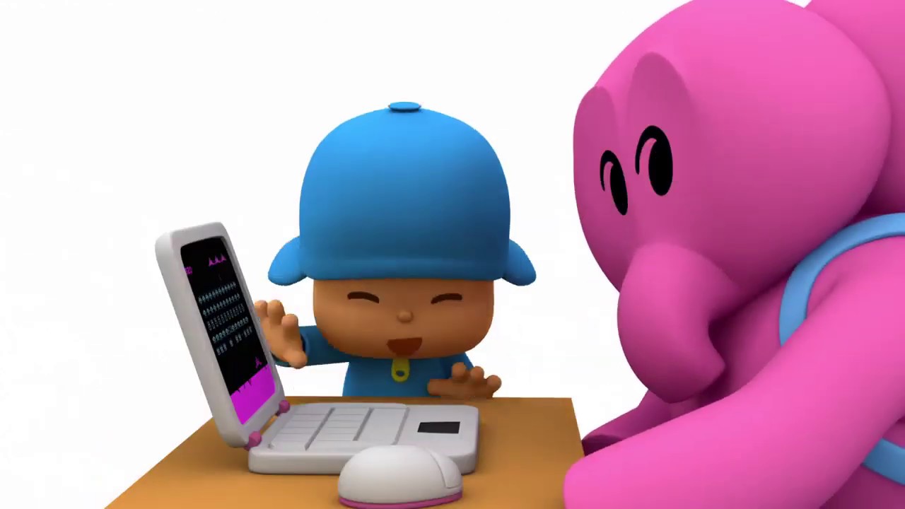 JUNTO CON POCOYO CONOCEMOS LAS PARTES DE LA COMPUTADORA