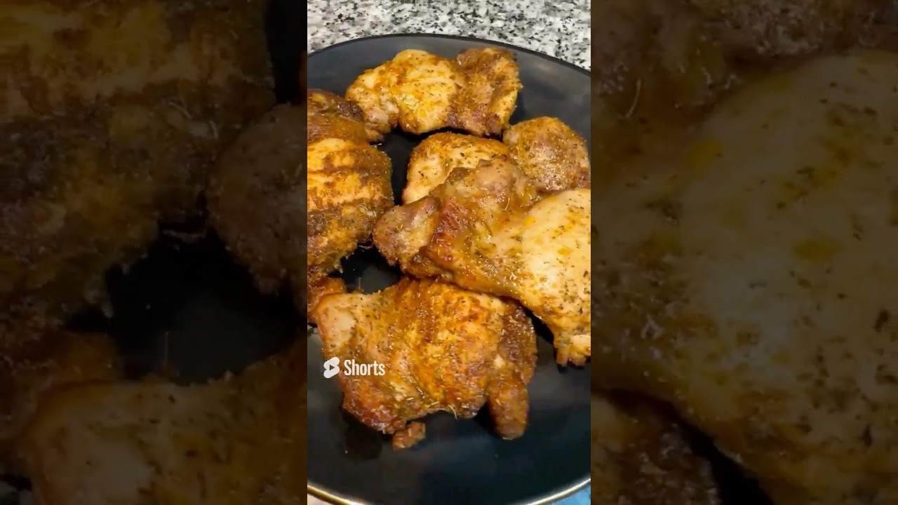 Crispy Keto Chicken Thighs in the Air Fryer 🍗 (So Easy!)