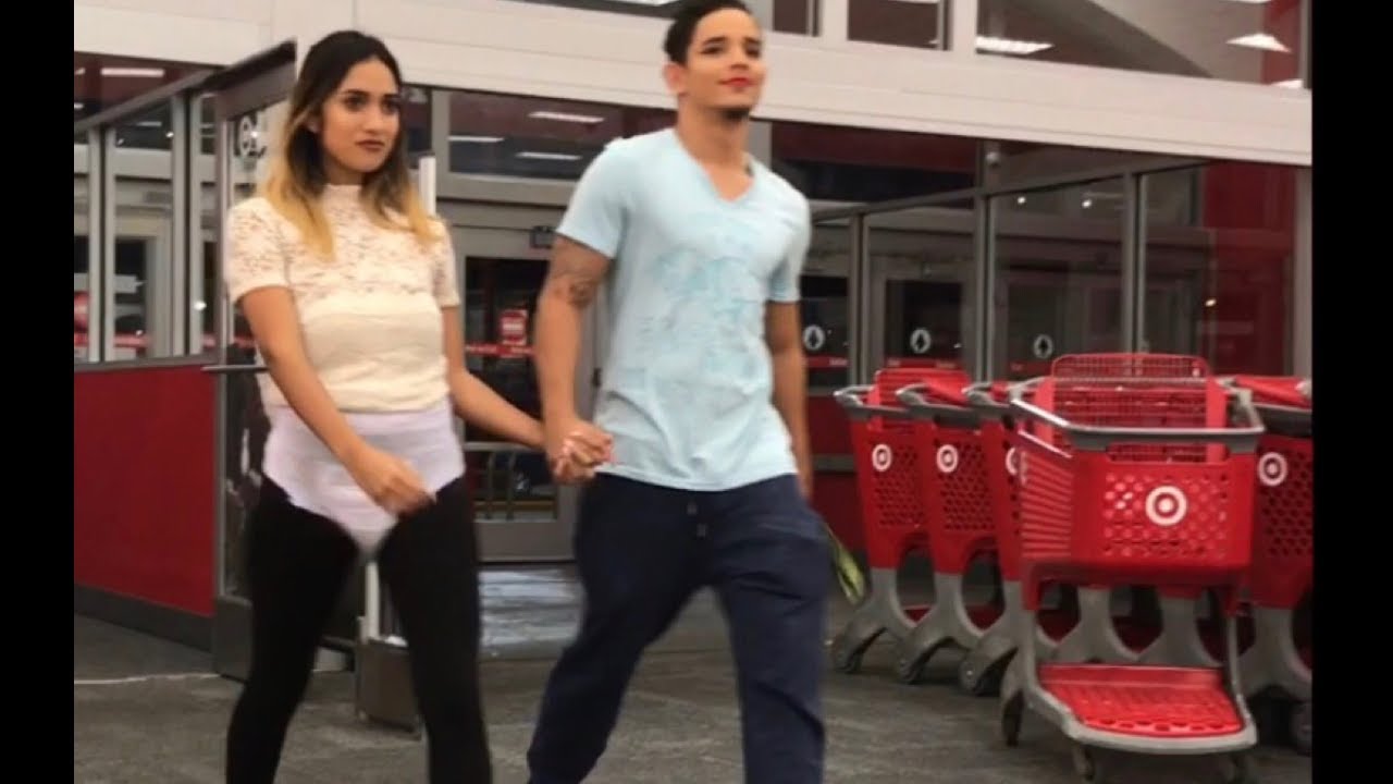 GIRLFRIEND DOES BOYFRIENDS MAKEUP +SHE WEARS A DIAPER IN PUBLIC???|Mitch&Jai