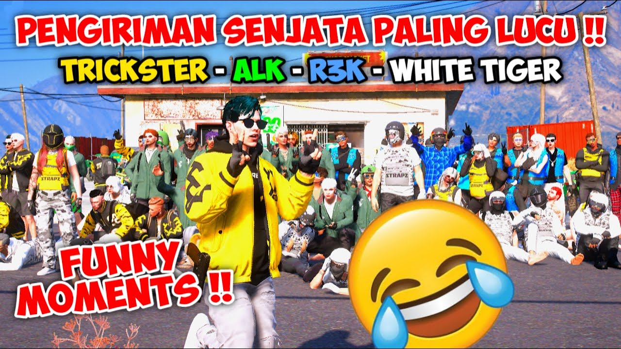 PENGIRIMAN SENJATA PALING LUCU SEPANJANG SEJARAH WKWK !! (FUNNY MOMENTS) - GTA V ROLEPLAY