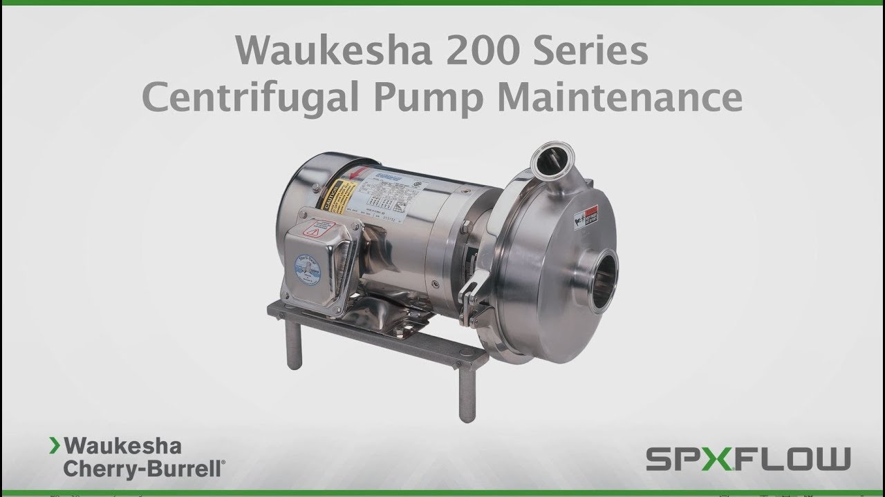 200 Series Centrifugal Pump Maintenance - WCB