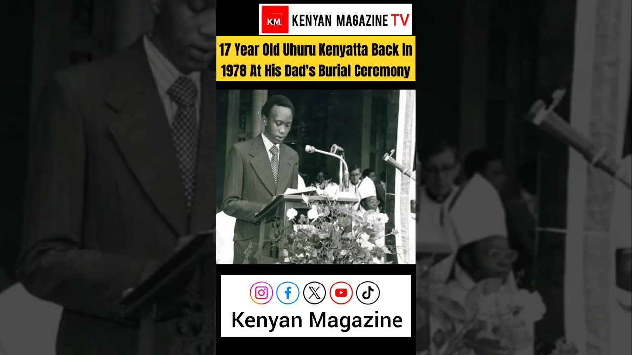 Uhuru Kenyatta in 1978 when he was around the age of 17 years | Years later he became the President