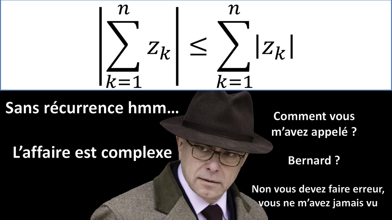 Inégalité triangulaire généralisée sans récurrence (nombres complexes)