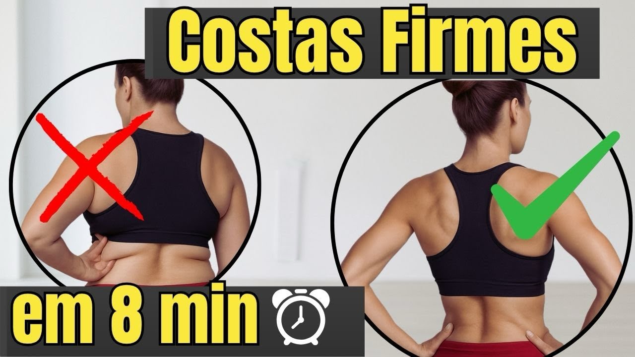 Gordura nas Costas? Nova Rotina de 8 Min Para Secar e Firmar!