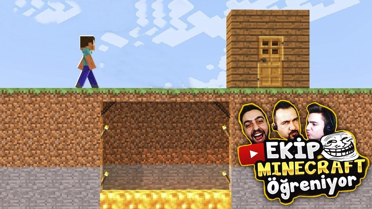 EKİP Minecraft Öğreniyor için TROLL TUZAK Hazırlıyoruz !!
