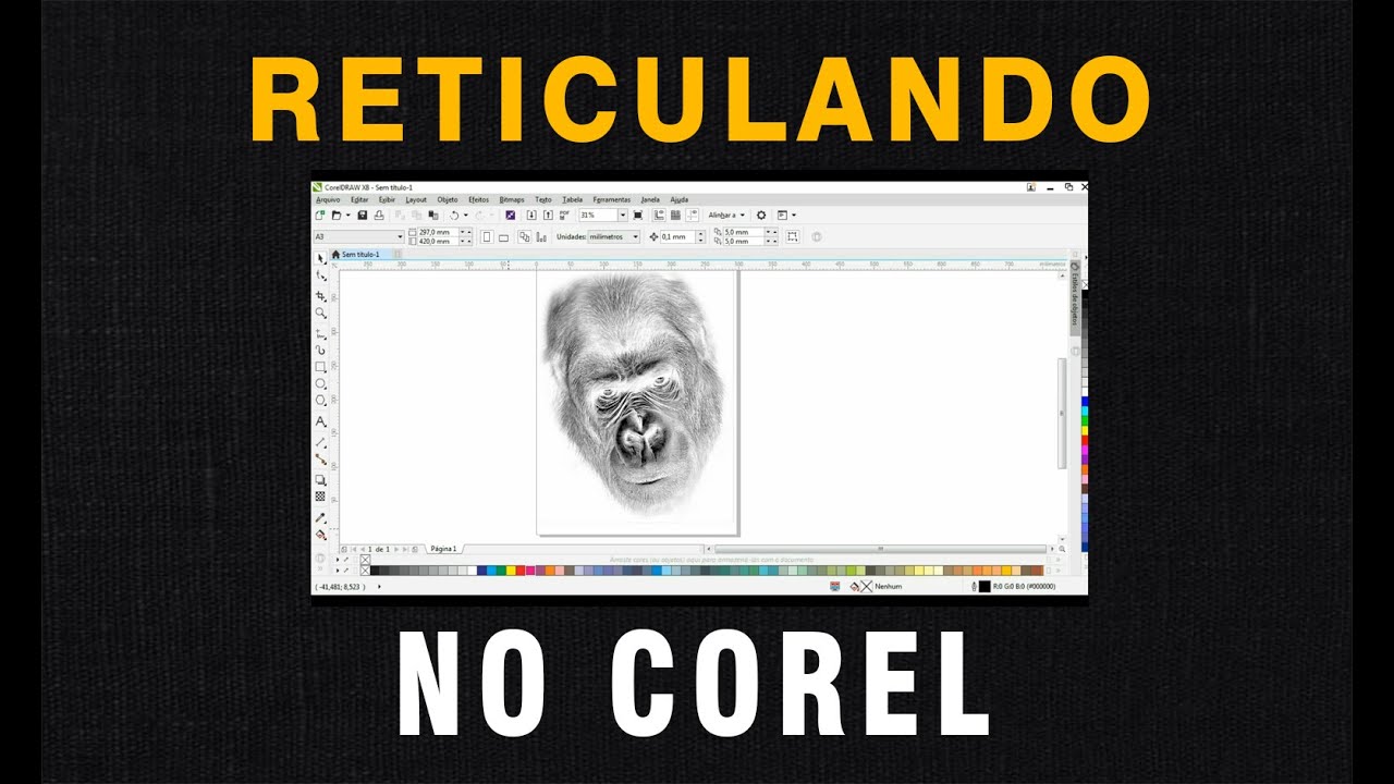 Reticulando no Corel