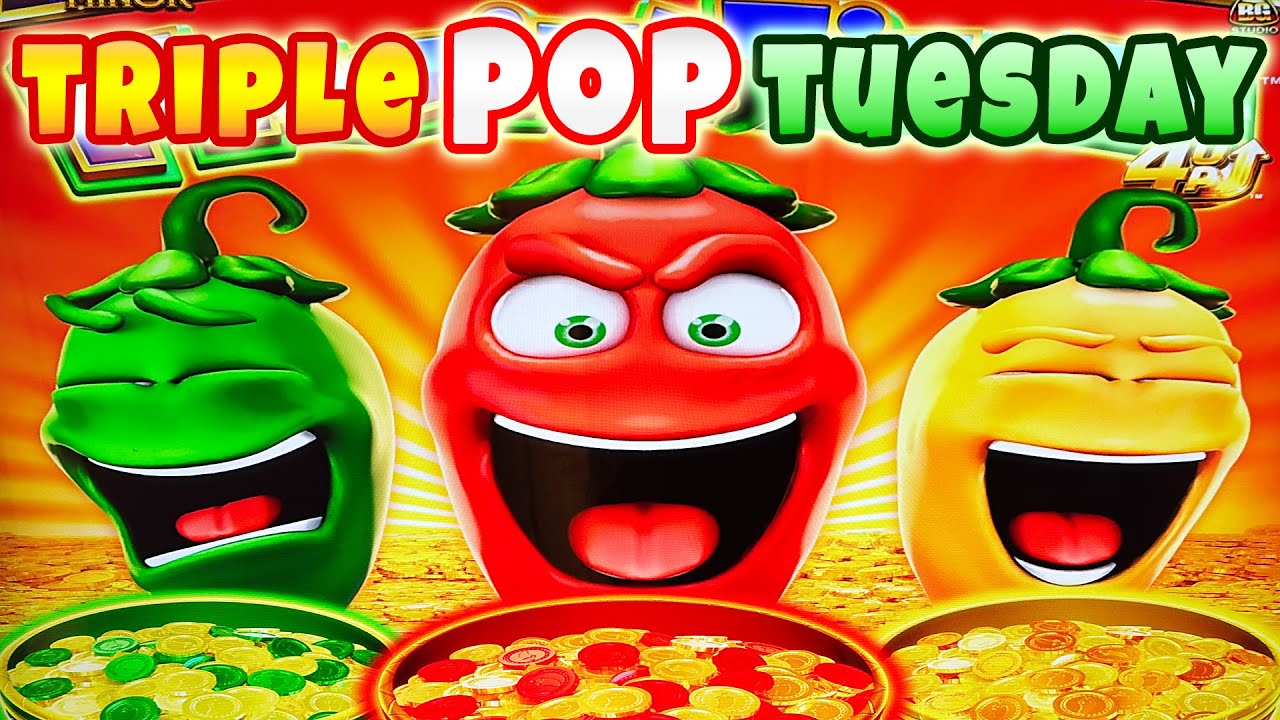 Flamin Fiesta slot for Triple Pop Tuesday from Resorts World in Las Vegas!