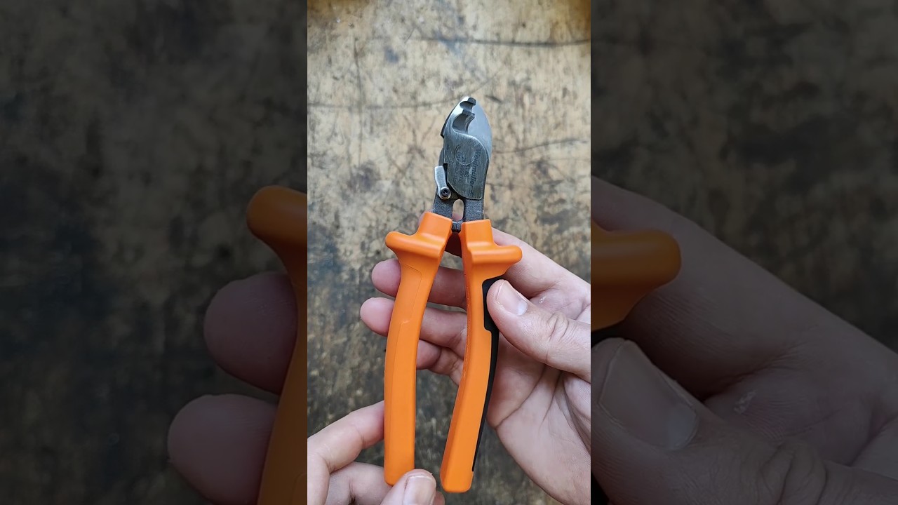 Jakie narzędzie gwarantuje nam bezpieczne i precyzyjne cięcie kabli i przewod&oacute;w❓Obcinak KT8S⚡