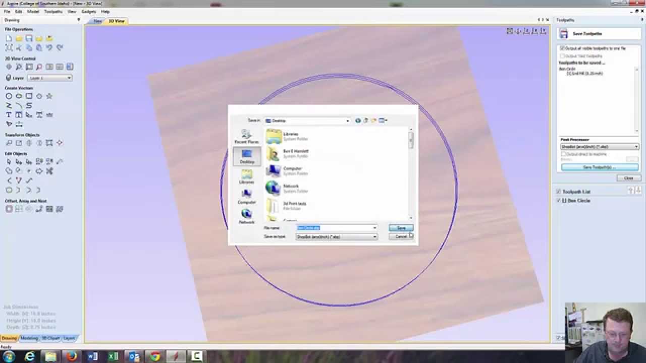 Aspire Circle example