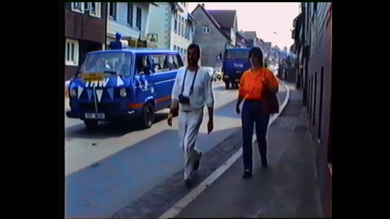 125 Jahre. Freiwillige Feuerwehr Clausthal-Zellerfeld Festumzug 1989