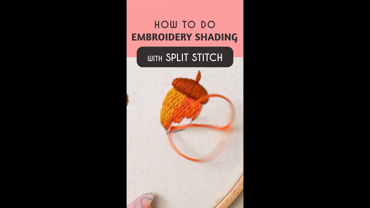Color Blending | Hand Embroidery Tutorial #shorts