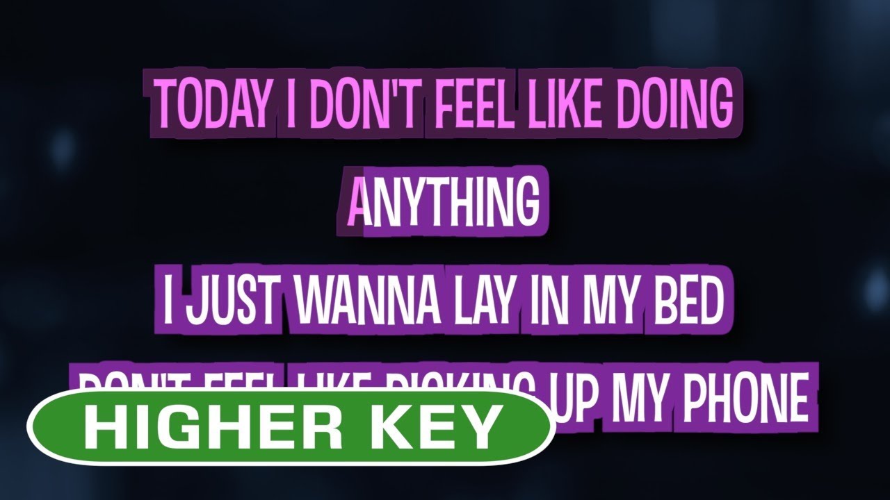 The Lazy Song (Karaoke Higher Key) - Bruno Mars