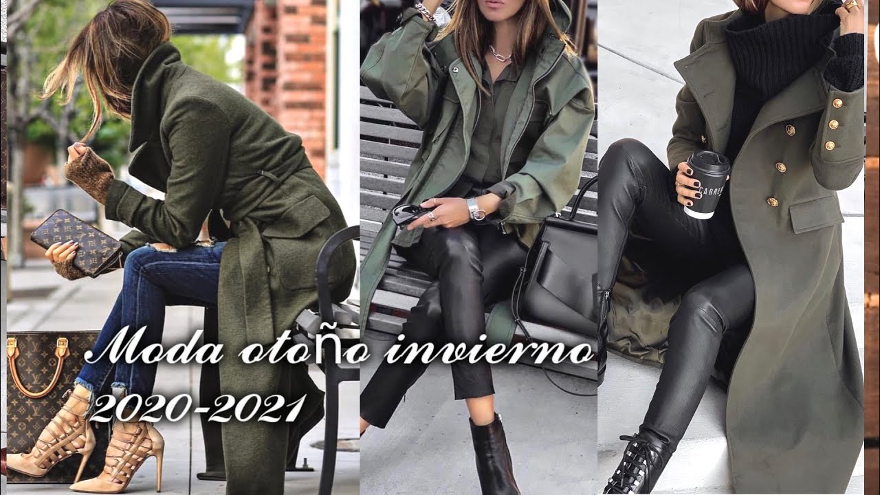 COMBINACIONES DE OUTFITS DE MODA INVIERNO 2021/ TENDENCIAS/ COLORES Y ROPA DE MODA INVIERNO 2021