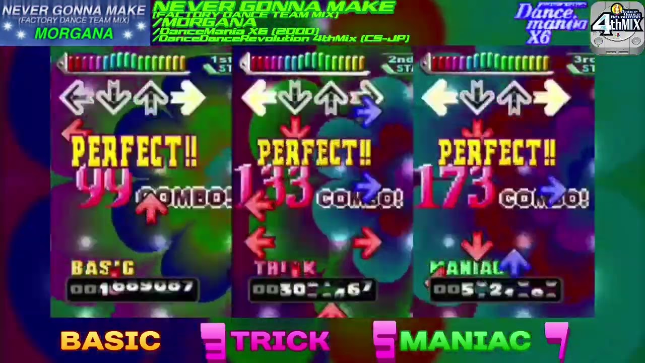 Never Gonna Make (Factory Dance Team Mix) - Morgana - DDR 4thMix PSX