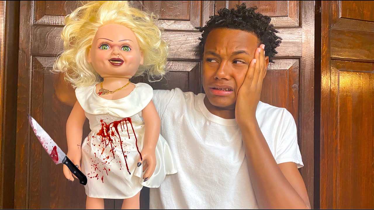 I have a HAUNTED DOLL IN MY HOUSE !!!! *DON'T WATCH ALONE*