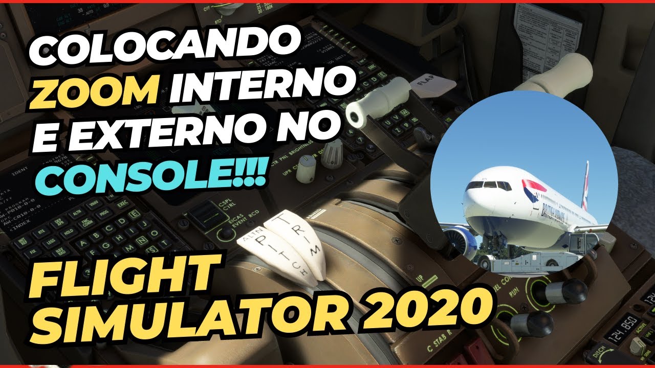 COMO COLOCAR ZOOM NO CONSOLE!! FLIGHT SIMULATOR 2020  Xbox Series S/X  e Cloud Gaming.