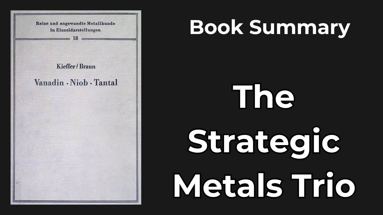 Vanadium, Niobium, and Tantalum: The Strategic Trio