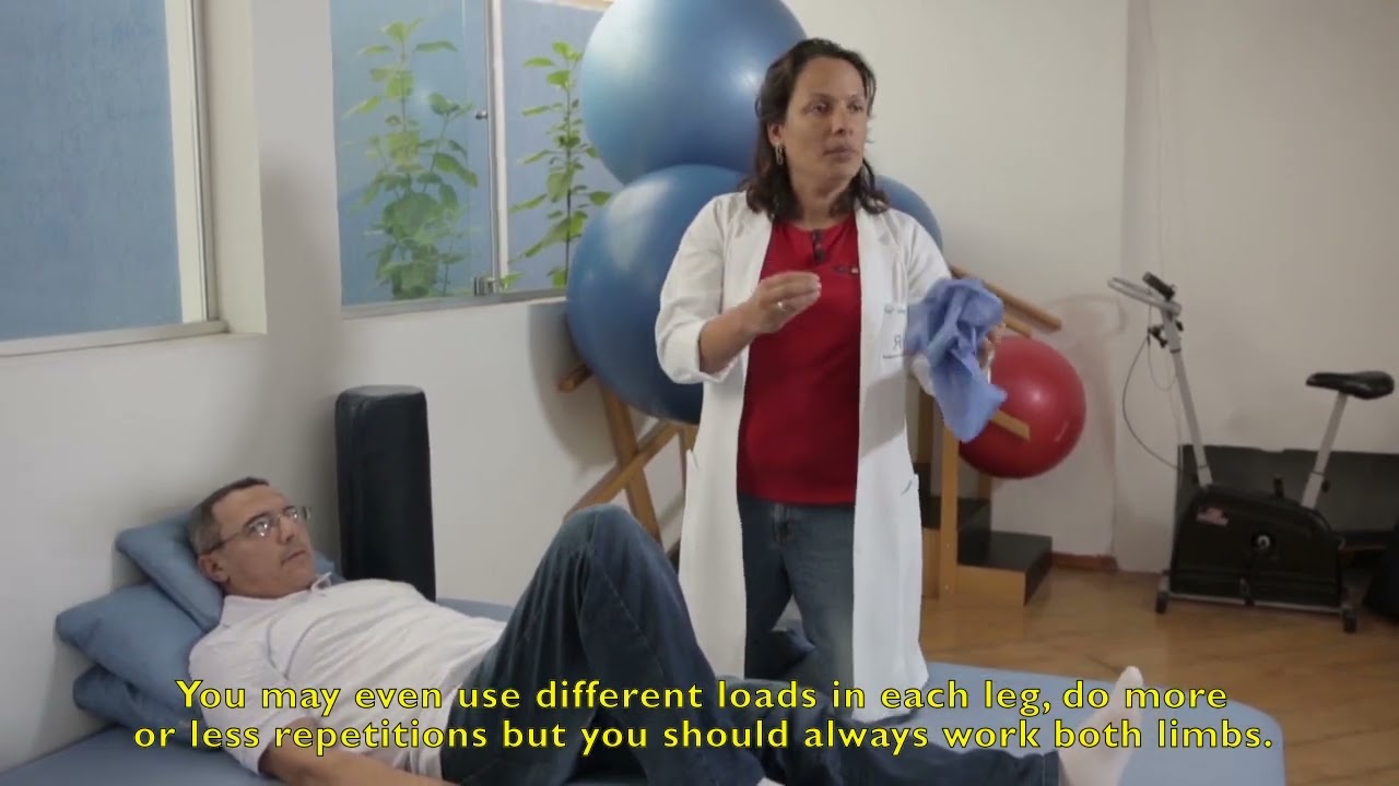 Exercícios de Tônus Muscular Pós Pólio   Instituto Giorgio Nicoli Legendado