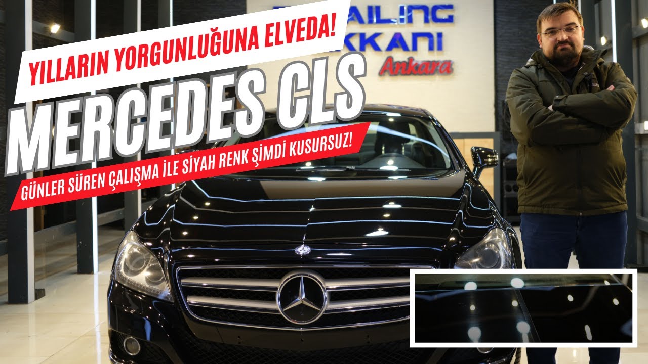 2011 Mercedes CLS’ye Detaylı Temizlik, Kapsamlı Polisaj ve Seramik Kaplama: Değişime Tanık Olun!