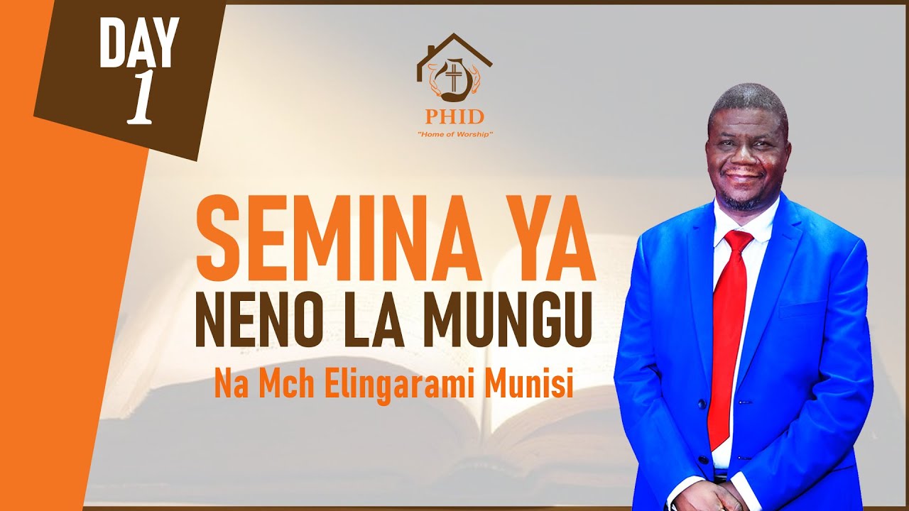 #LIVE SEMINA YA NENO LA MUNGU | MCH. ELINGARAMI MUNISI | 14.02.2023