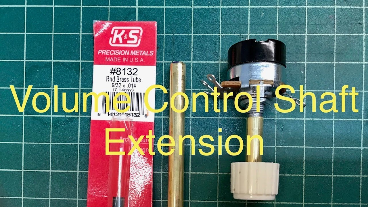 Crosley 718-B - Building a Volume Control Shaft Extender