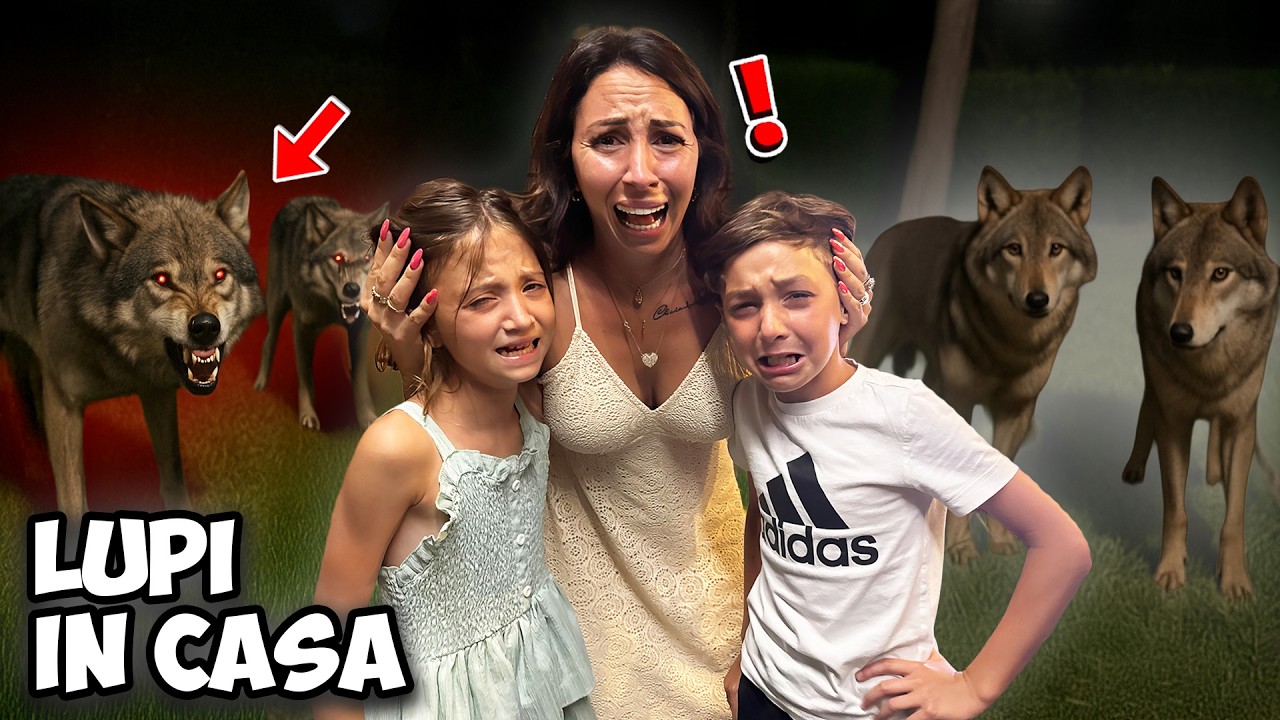 UN BRANCO DI LUPI FEROCI ENTRA IN CASA NOSTRA!!