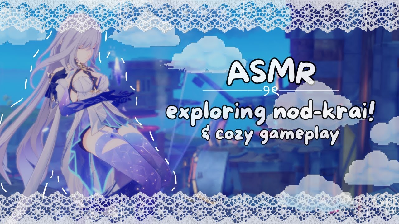 ASMR | explore nasha town w/ me! cozy whispers & gameplay ⋆˙⟡