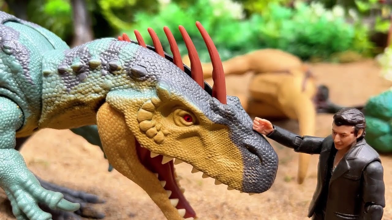 🦖 Neovenator vs Carcharodontosaurus ⚔️ Epic Dinosaur Battle | Dino Attacks Human 🔥
