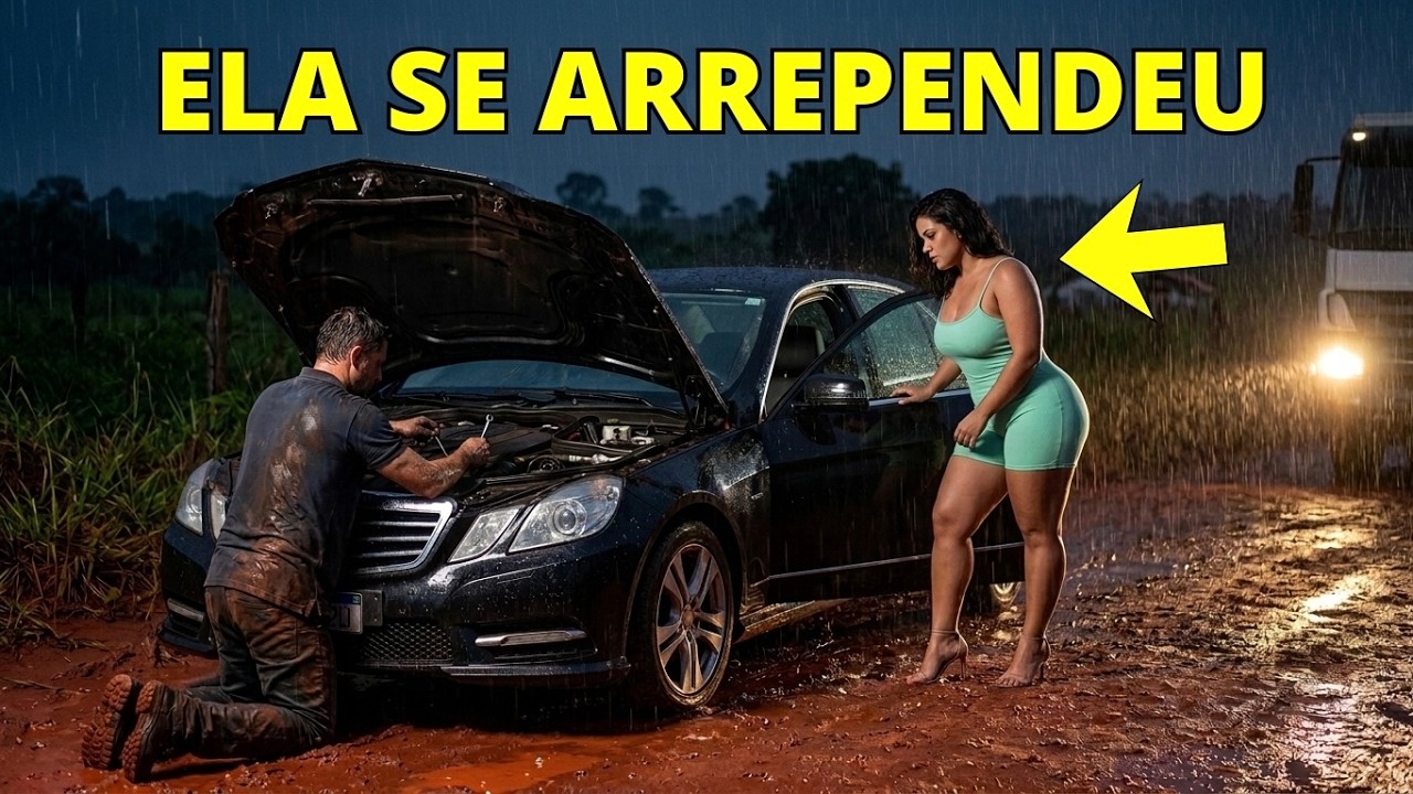 PAI SOLTEIRO MECÂNICO arrumou correia da Mercedes SEM COBRAR da JUÍZA MILIONÁRIA do seu filho