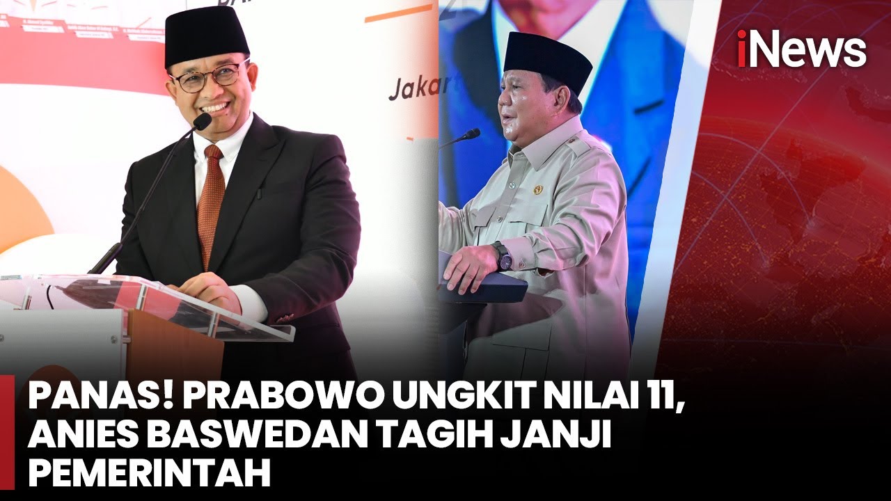 Presiden Prabowo dan Anies Baswedan Saling Sindir, Ungkit Nilai 11 hingga Tagih Janji Pemerintah