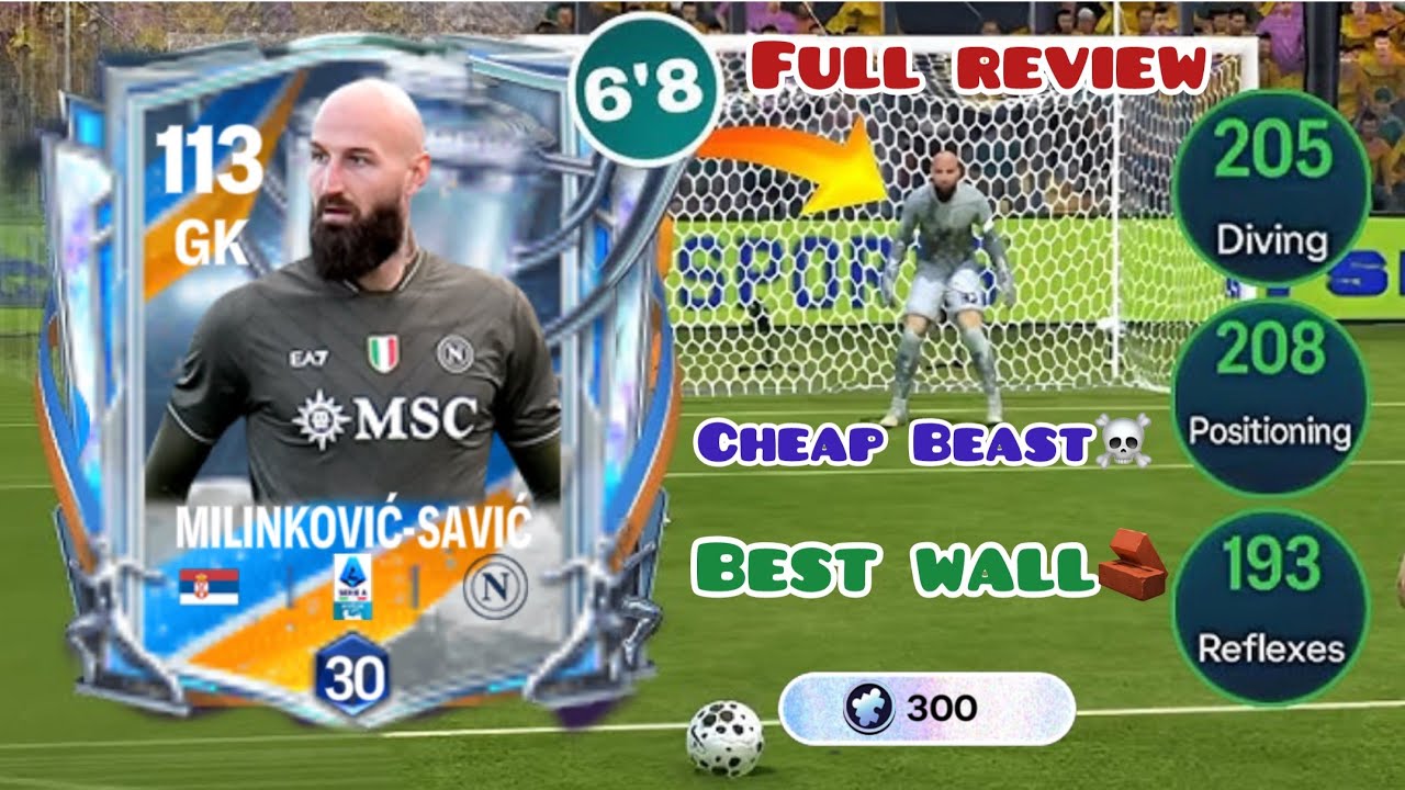 GK milinkovic savic☠️🤫. The best gk in Fc mobile26🧤