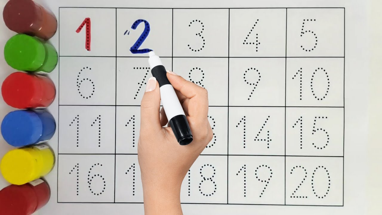 Numbers 1 to 20 | Kids Count Numbers 1-20 | Toddler & Preschool Educational Video #kiddostv